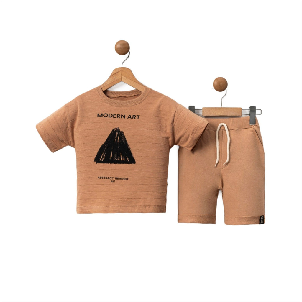 Abstract Art Boys Casual Set