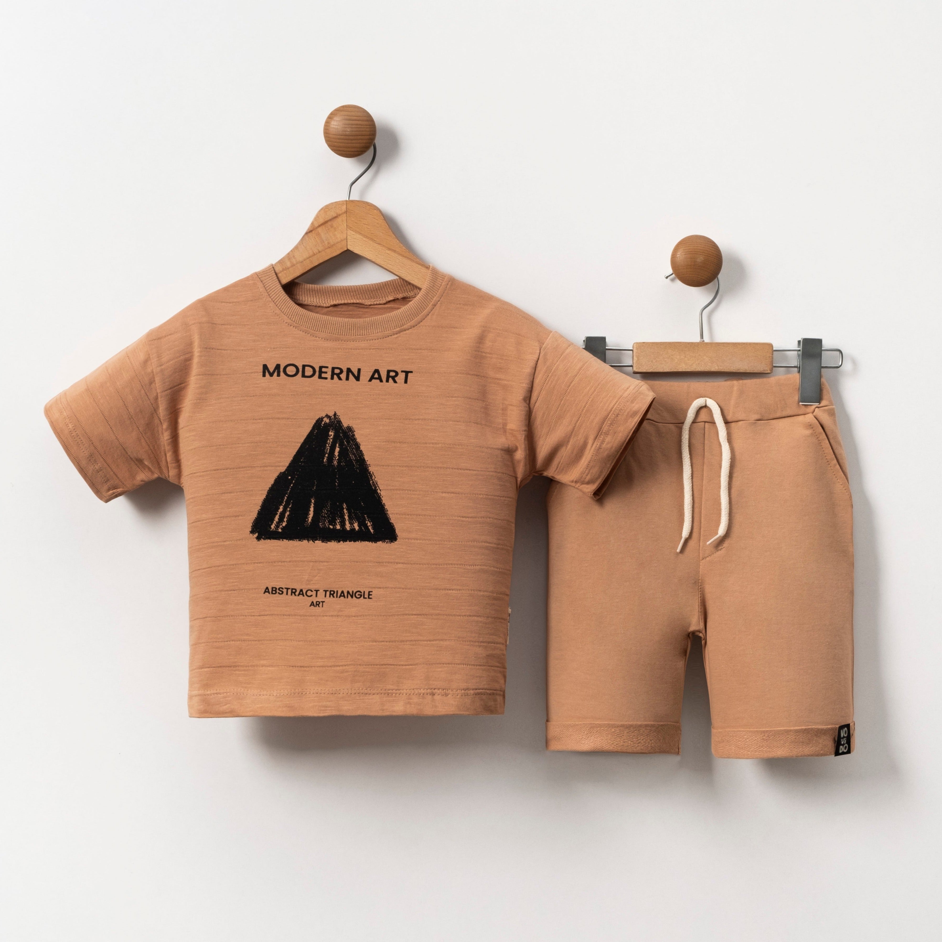 Abstract Art Boys Casual Set