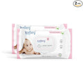 ICEBERG Sensitive Baby Wipes — Unscented, 99% Water (Pack of 80)