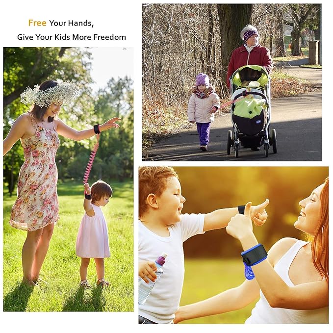 Baby Anti-Lost Wrist Link with Lock & Key — Child Safety Harness