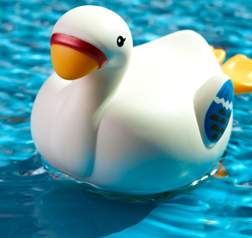 Baby Bath Toys Cute Cartoon Goose Dolphin Swimming Wind-up Clockwork