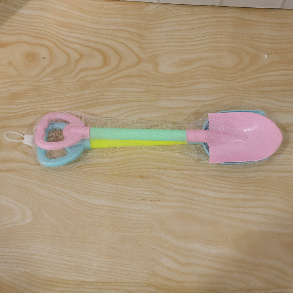 Kids Beach Sand Shovel Toy Set Plastic Digging Tools For Sand Play (2 Pc Set)