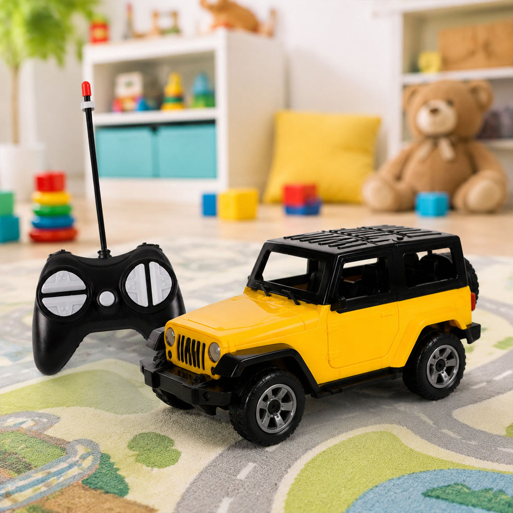 Remote Control 4x4 Rc Off Road Jeep Toy Car For Kids Boys Birthday Gift (1 Pc)