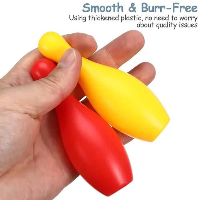 Kids Bowling Game Set — 10 Pins & 2 Balls