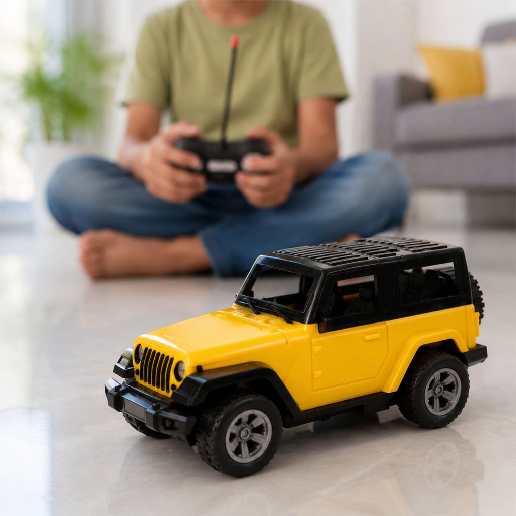 Remote Control 4x4 Rc Off Road Jeep Toy Car For Kids Boys Birthday Gift (1 Pc)
