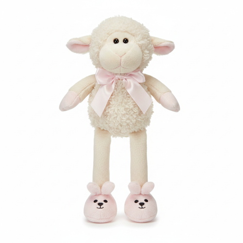 Baby Lamb Plush Toy — Pink